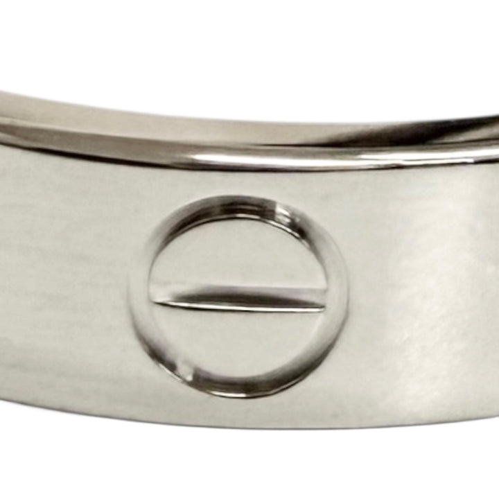 Excellent Cartier Ring ring Cartier Mini Love White gold 750 mens EZ1030