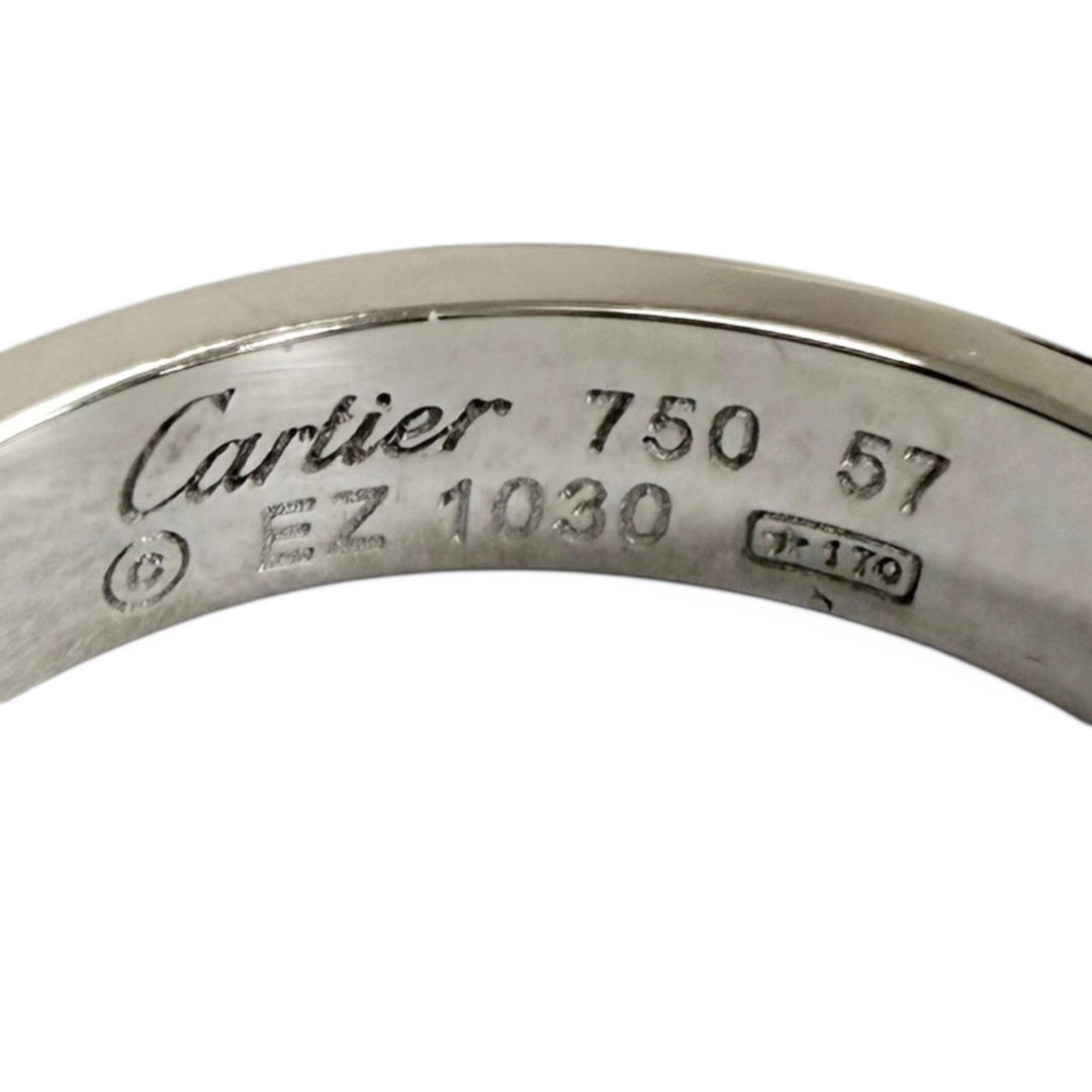 Excellent Cartier Ring ring Cartier Mini Love White gold 750 mens EZ1030