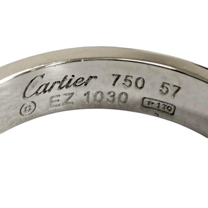 Excellent Cartier Ring ring Cartier Mini Love White gold 750 mens EZ1030