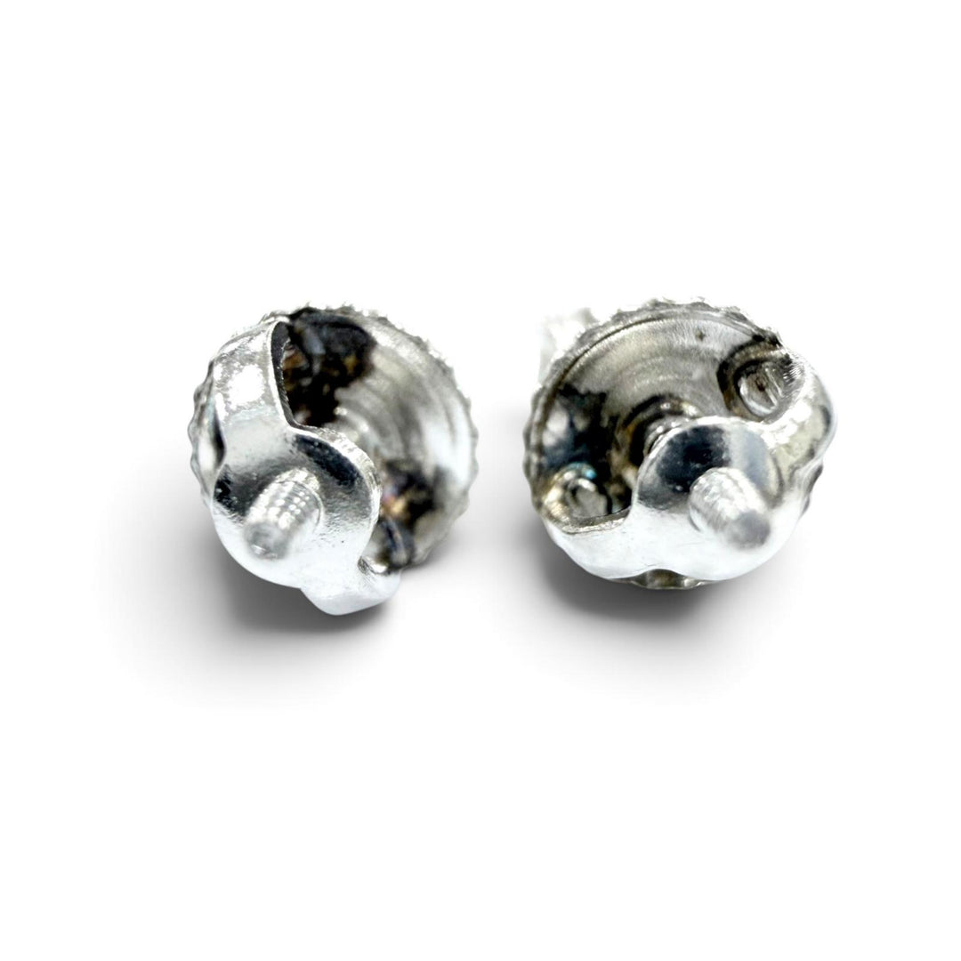 Great TIFFANY&Co. Stud Diamond Pierce Screw post Platinum PT950 24513
