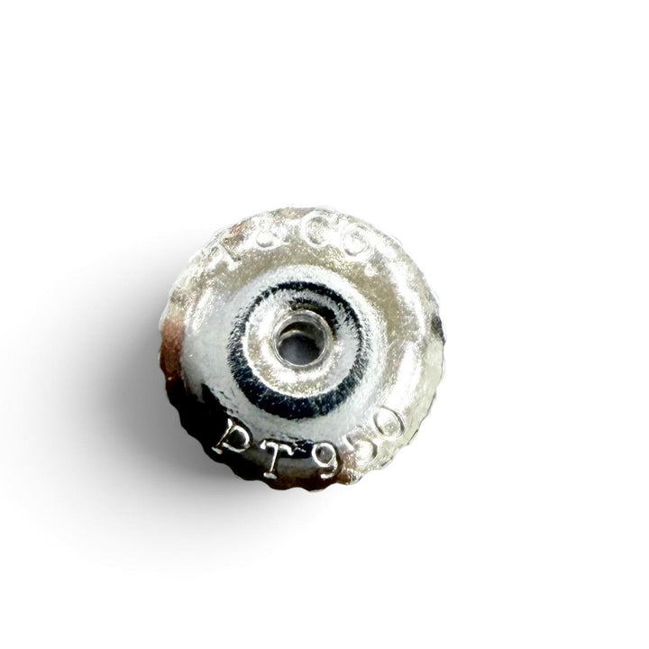 Great TIFFANY&Co. Stud Diamond Pierce Screw post Platinum PT950 24513