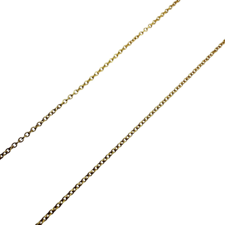 Excellent TIFFANY&Co. Necklace Small cross Necklace Yellow Gold 750 Women