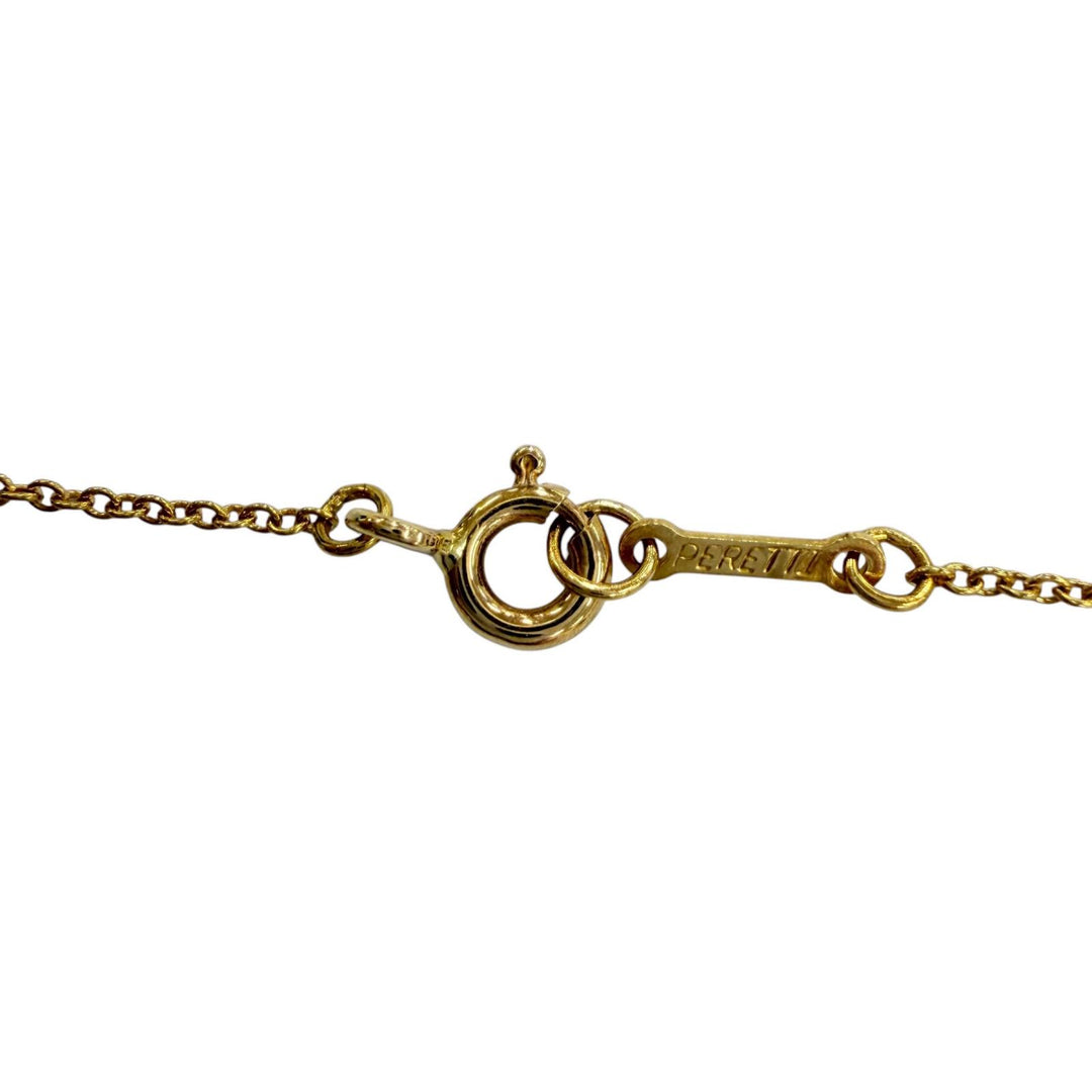 Excellent TIFFANY&Co. Necklace Small cross Necklace Yellow Gold 750 Women