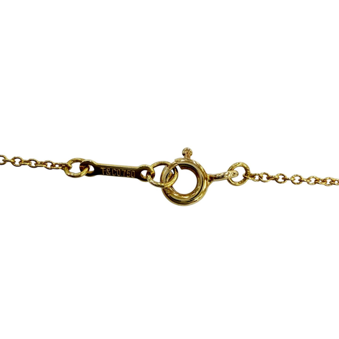 Excellent TIFFANY&Co. Necklace Small cross Necklace Yellow Gold 750 Women