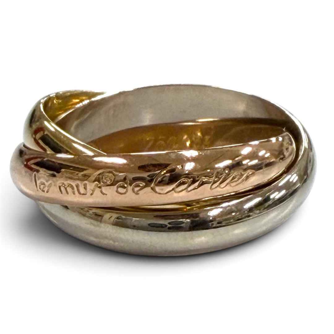 Excellent Cartier Ring ring Trinity Ring Classic Yellow Gold 750 Women
