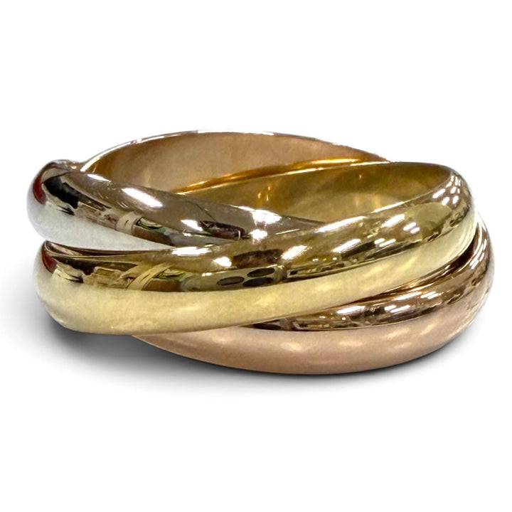 Excellent Cartier Ring ring Trinity Ring Classic Yellow Gold 750 Women