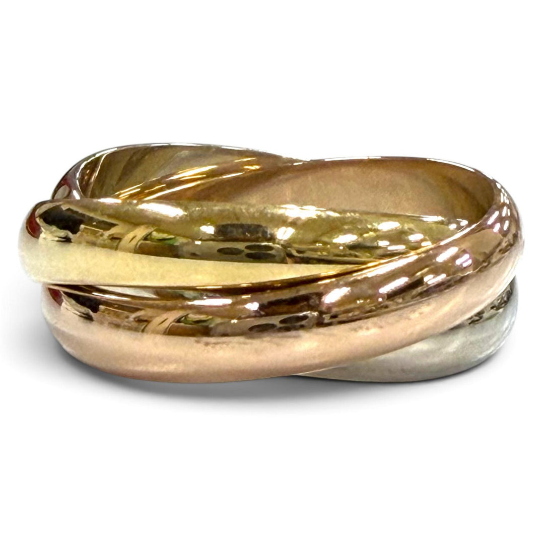 Excellent Cartier Ring ring Trinity Ring Classic Yellow Gold 750 Women
