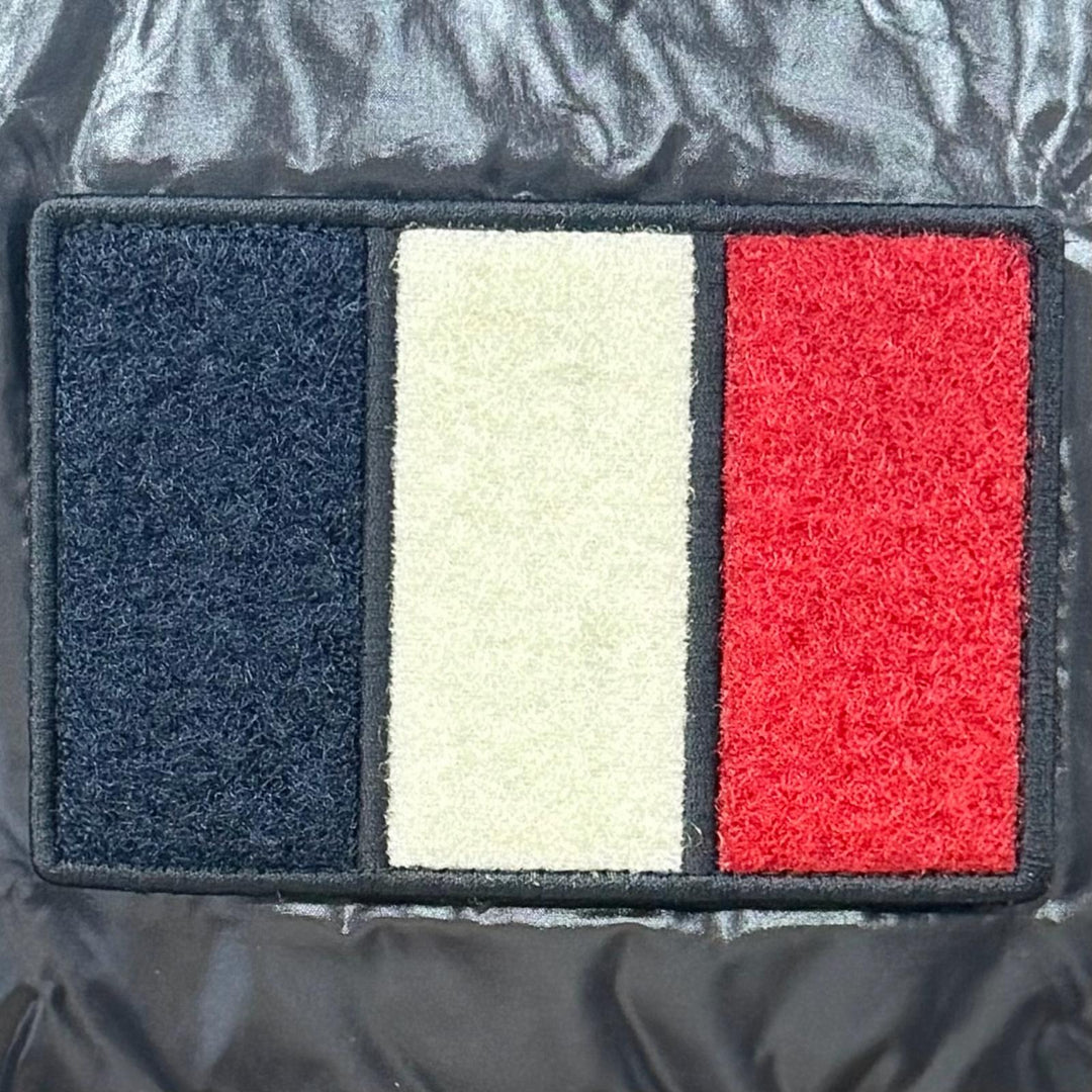 Great MONCLER Down jacket GARY Hooded with logo patch Navy Nylon mens 1