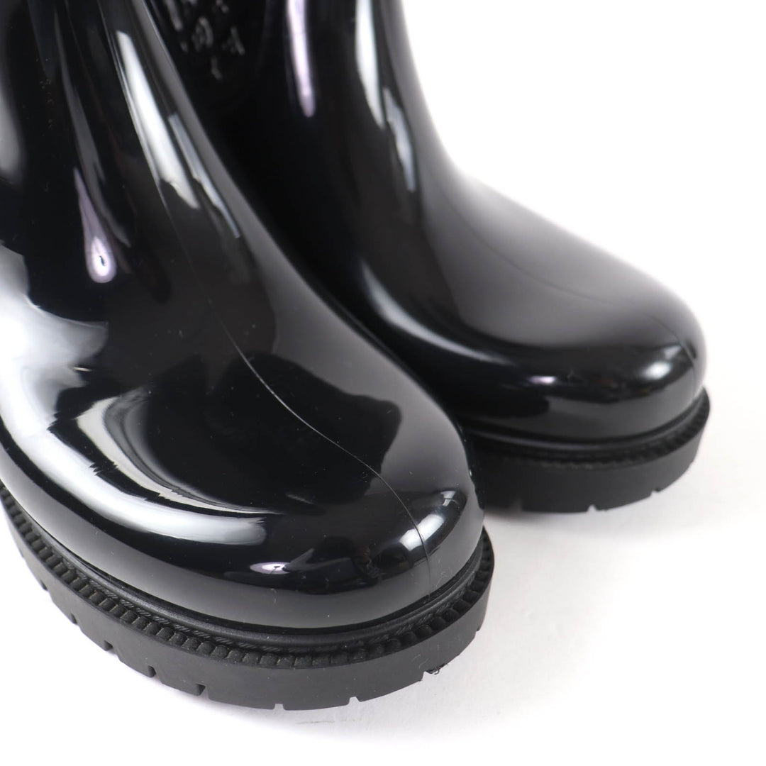 Excellent LOUIS VUITTON Knee-high boots Splash Line Monogram rubber 36