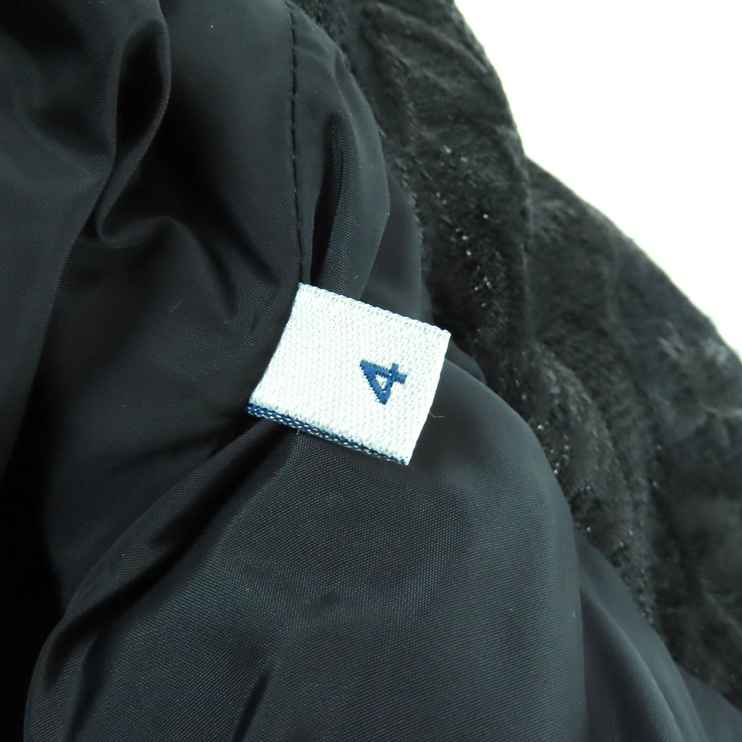 Great MONCLER Down jacket SARIETTE Flower Jacquard Stand Collar black 4