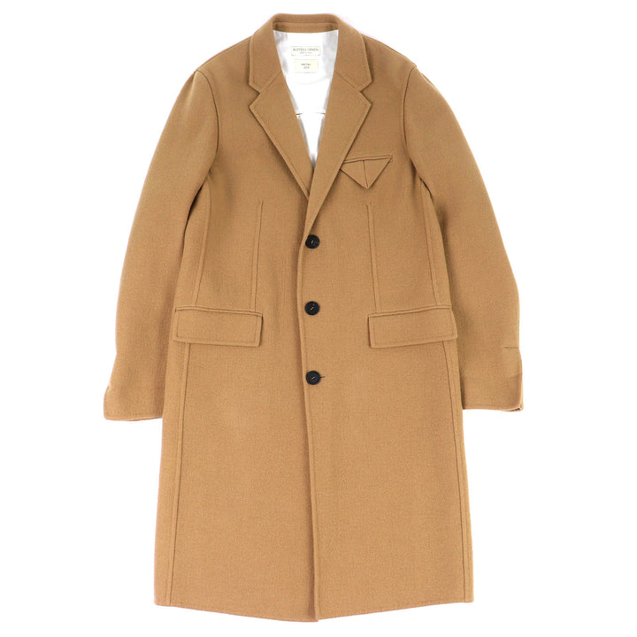 Great BOTTEGAVENETA coat 2019 Pre-Fall Turn-Up Cuff Single cashmere 48 584314