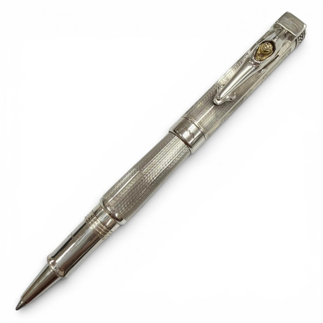 Great Montegrappa Ballpoint pen Ayrton Senna Silver 925 mens
