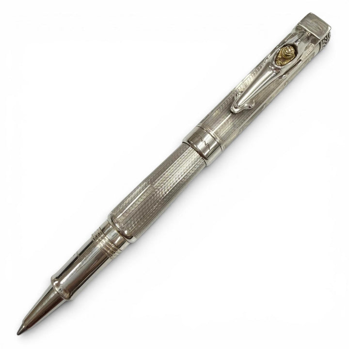 Great Montegrappa Ballpoint pen Ayrton Senna Silver 925 mens