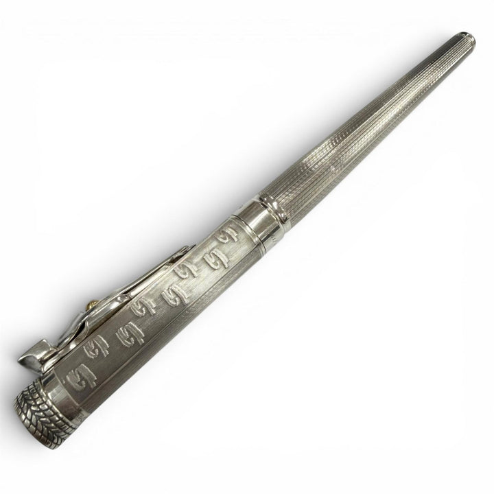 Great Montegrappa Ballpoint pen Ayrton Senna Silver 925 mens