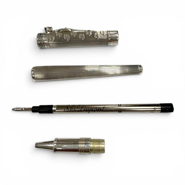 Great Montegrappa Ballpoint pen Ayrton Senna Silver 925 mens