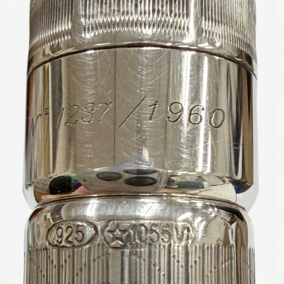 Great Montegrappa Ballpoint pen Ayrton Senna Silver 925 mens