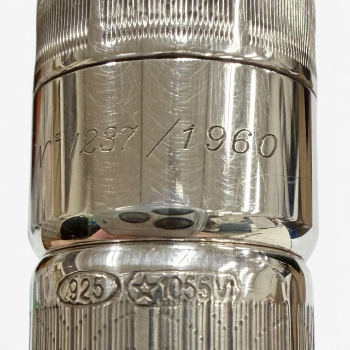 Great Montegrappa Ballpoint pen Ayrton Senna Silver 925 mens