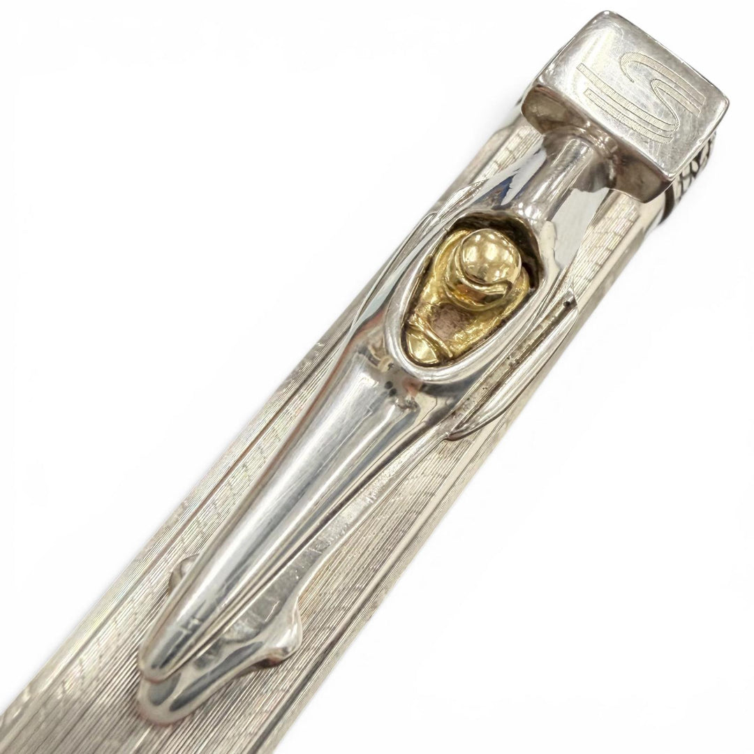 Great Montegrappa Ballpoint pen Ayrton Senna Silver 925 mens