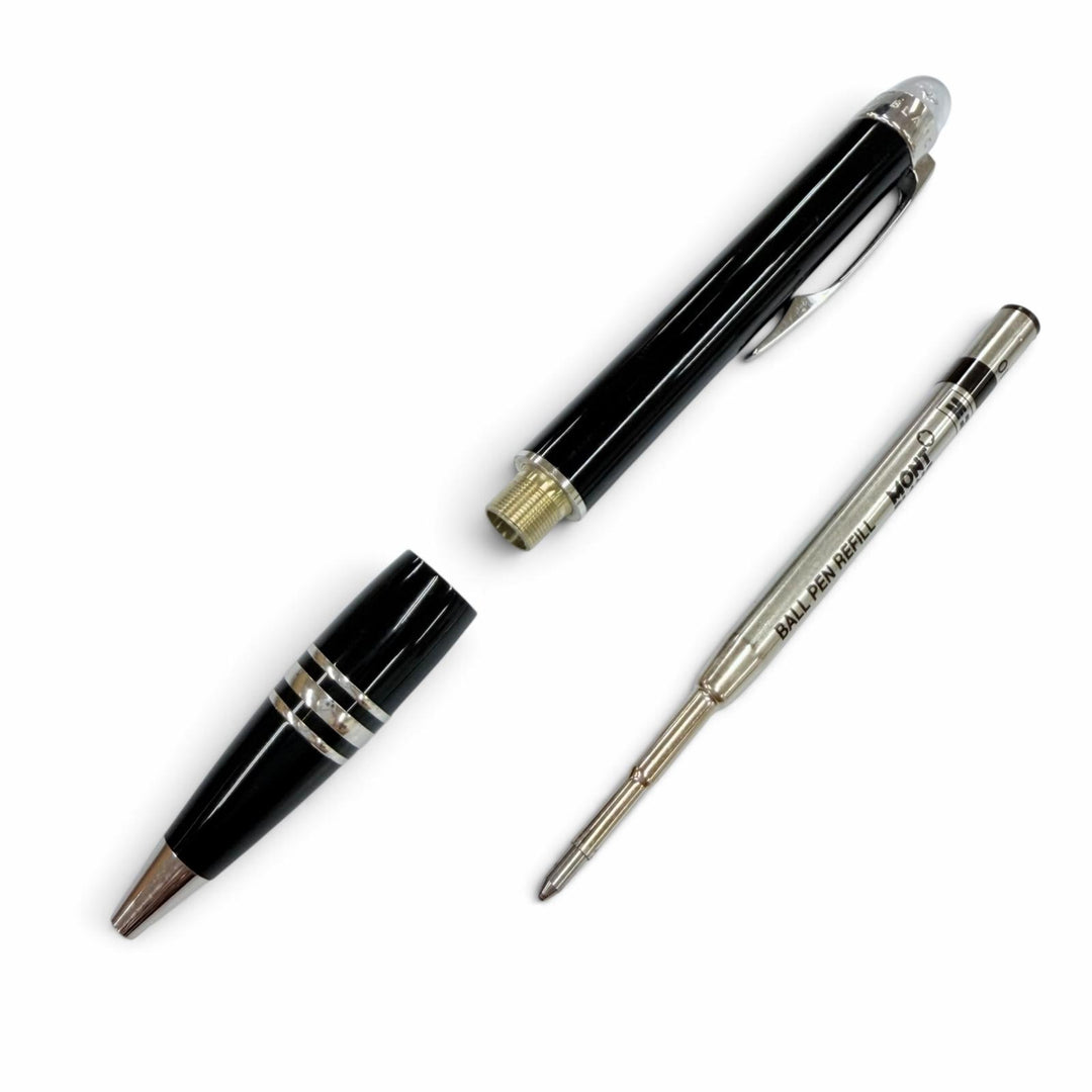 Great MONTBLANC Ballpoint pen Starwalker 1P Diamond 100th Anniversary Twist Ring