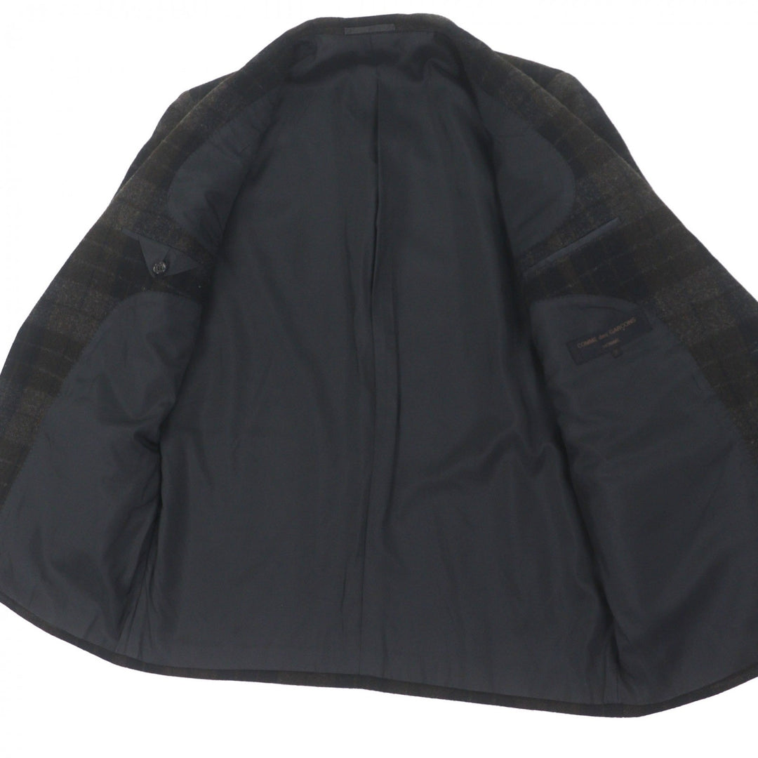 Excellent COMME des GARCONS HOMME PLUS tailored jacket black wool mens M