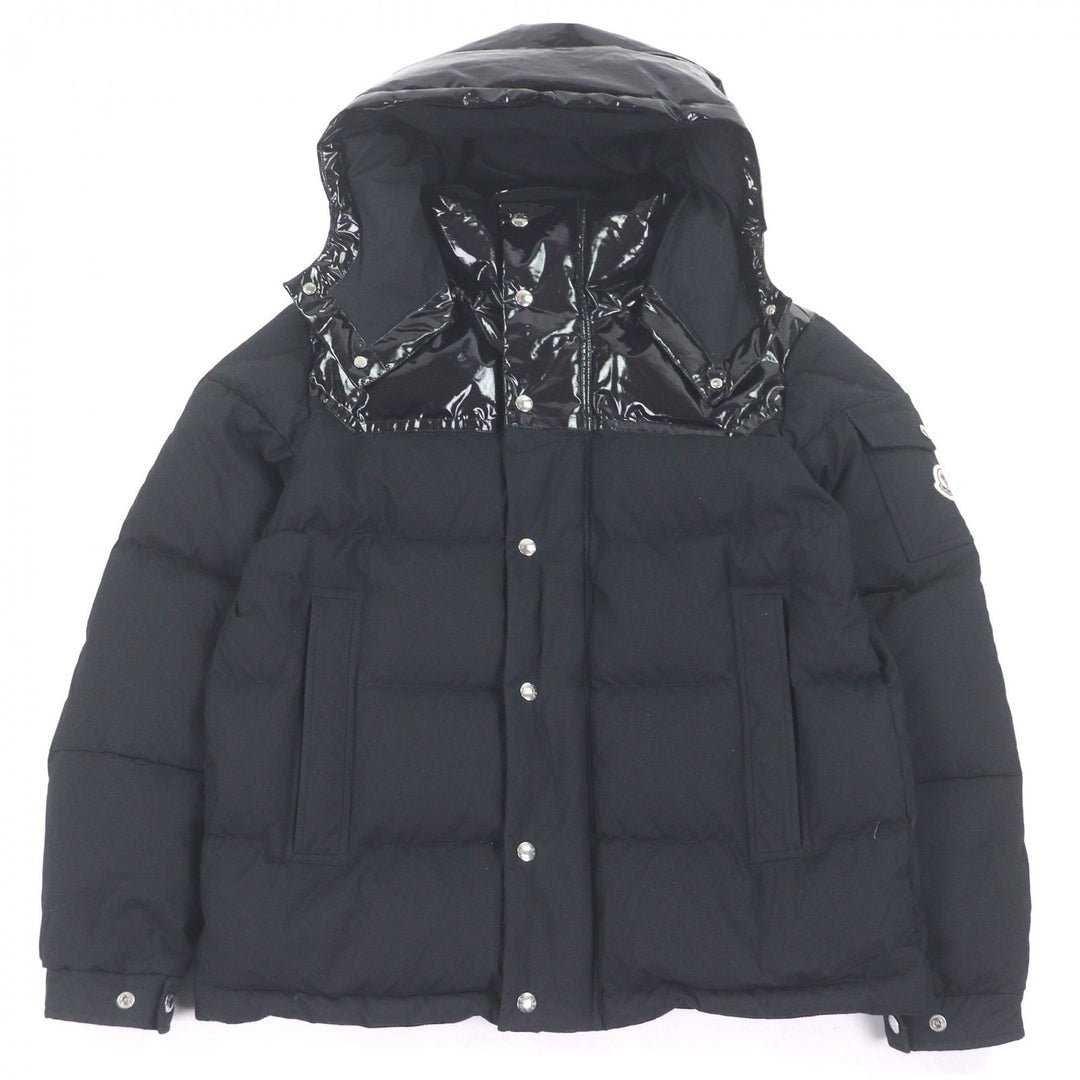 Great MONCLER Down jacket CHARDON GIUBBOTTO Logo patch Dark navy