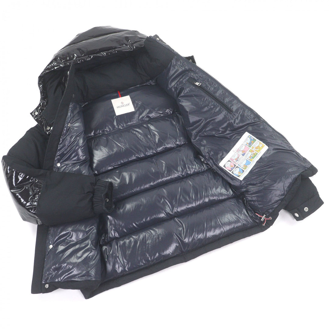Great MONCLER Down jacket CHARDON GIUBBOTTO Logo patch Dark navy