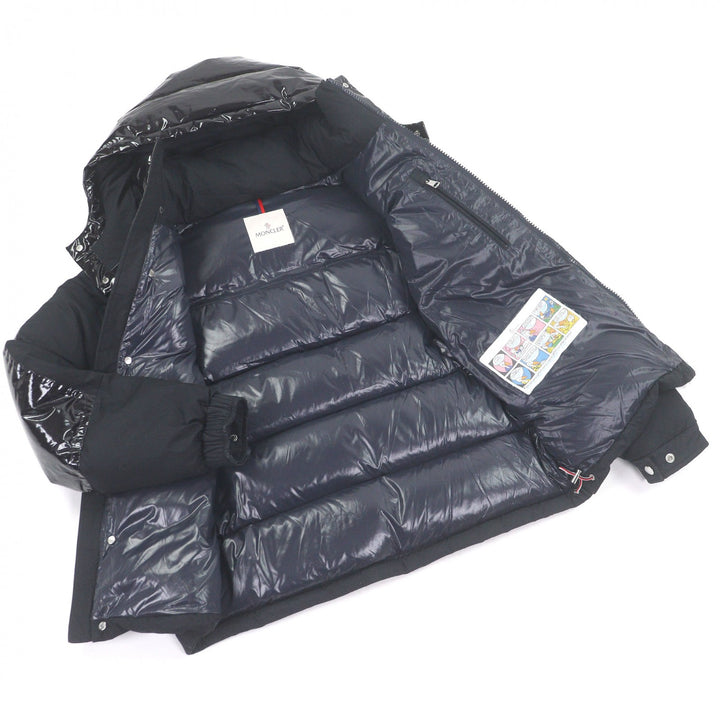Great MONCLER Down jacket CHARDON GIUBBOTTO Logo patch Dark navy
