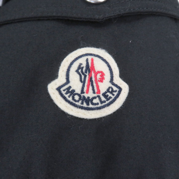 Great MONCLER Down jacket CHARDON GIUBBOTTO Logo patch Dark navy