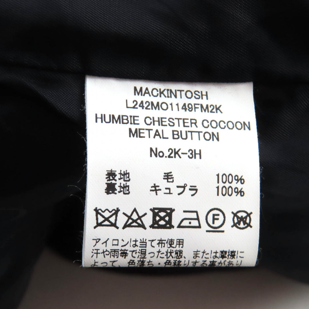 Pristine Mackintosh Chester coat HUMBIE CHESTER COCOON wool 4 L242MO1149FM2K