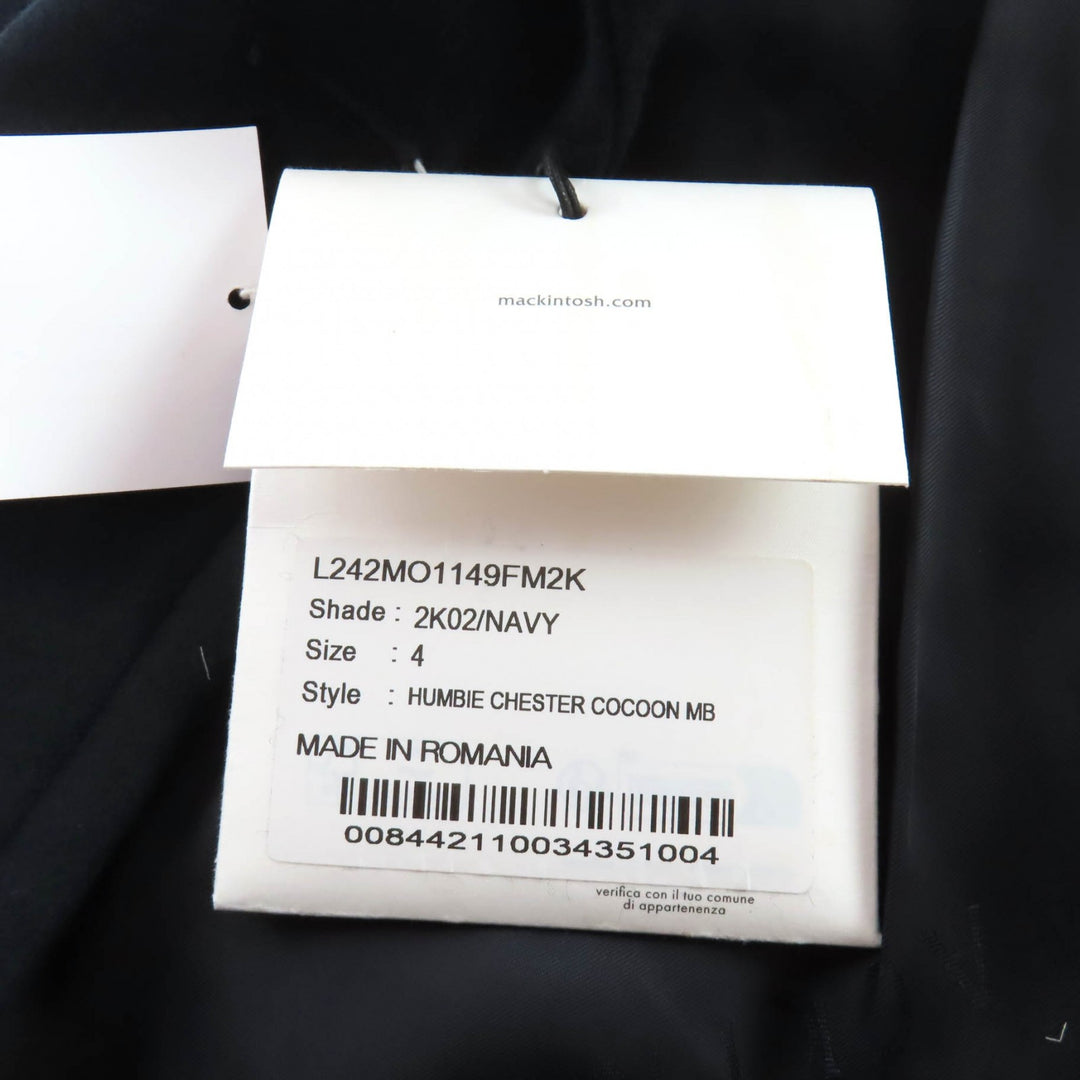 Pristine Mackintosh Chester coat HUMBIE CHESTER COCOON wool 4 L242MO1149FM2K