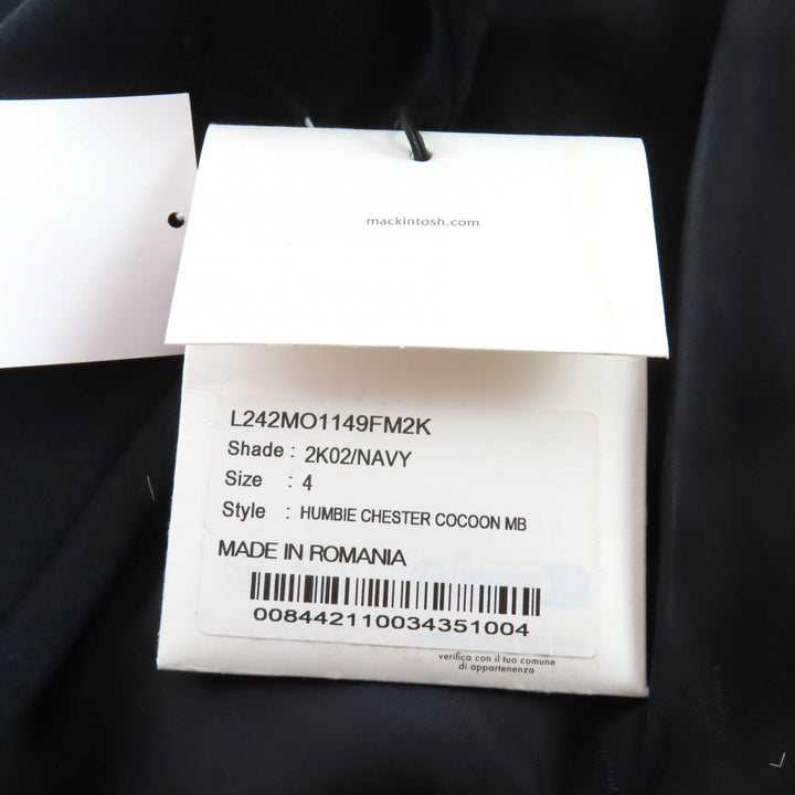 Pristine Mackintosh Chester coat HUMBIE CHESTER COCOON wool 4 L242MO1149FM2K