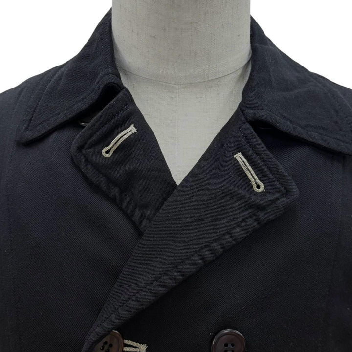 Excellent COMME des GARCONS HOMME PLUS coat black Rayon mens S AD2007
