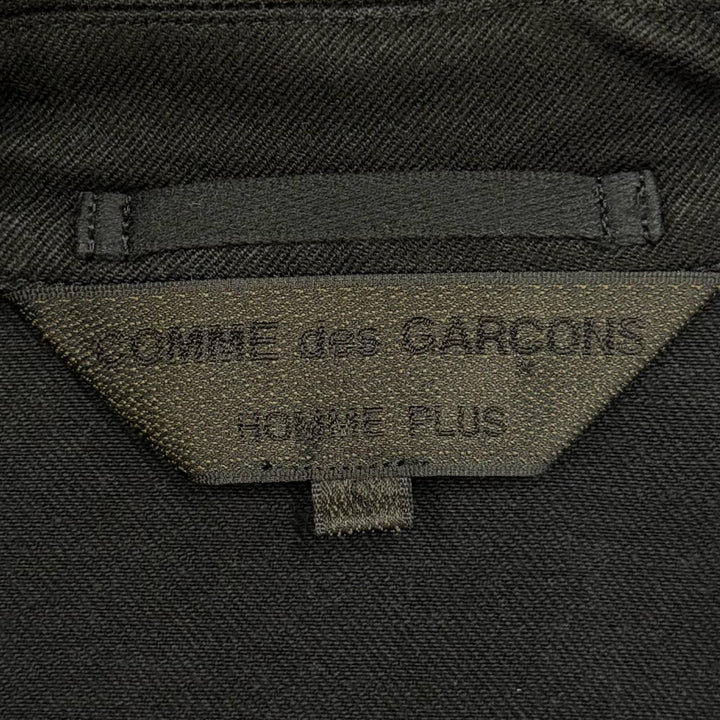 Excellent COMME des GARCONS HOMME PLUS coat black Rayon mens S AD2007