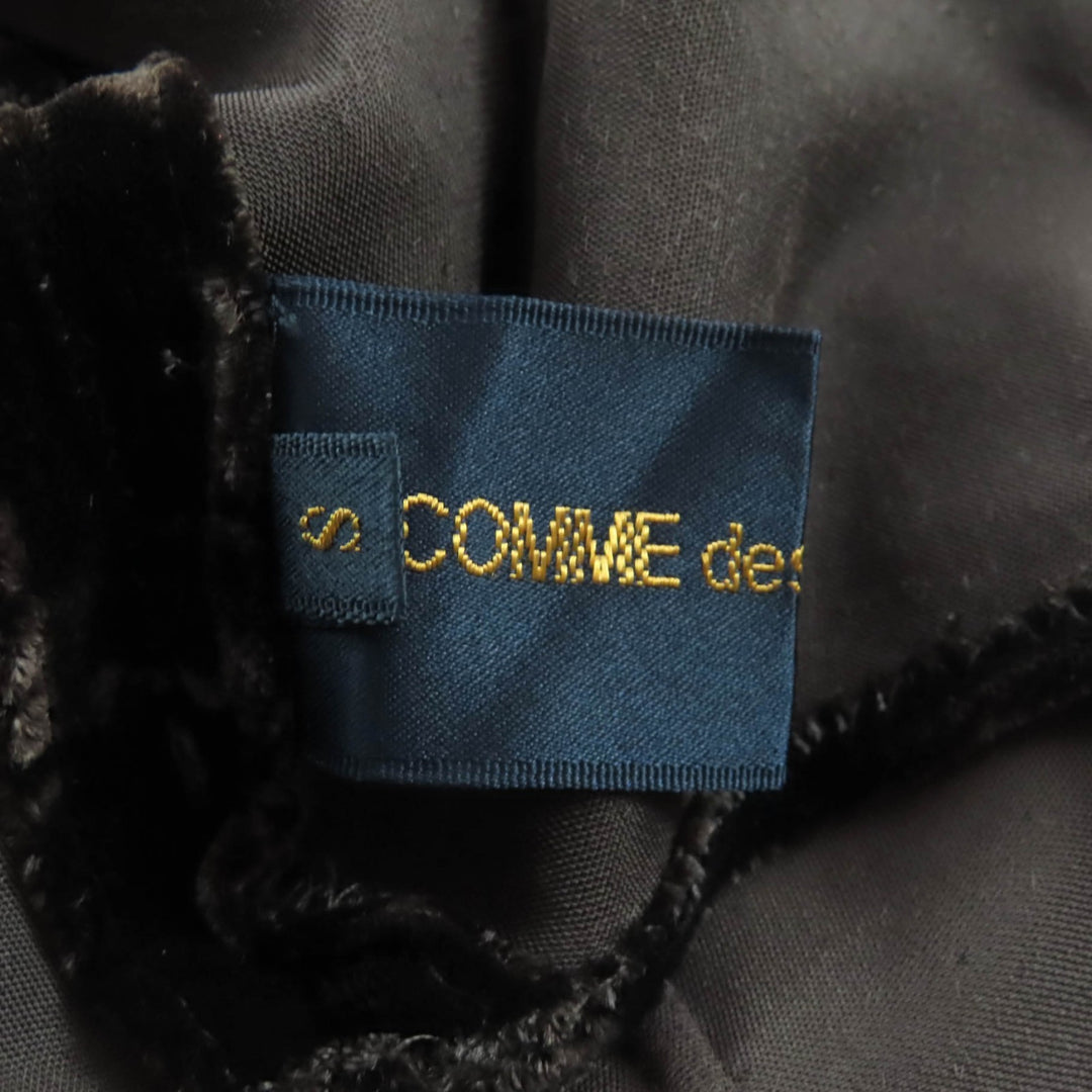 Excellent COMME des GARCONS collarless jacket Brown Cupra Women S