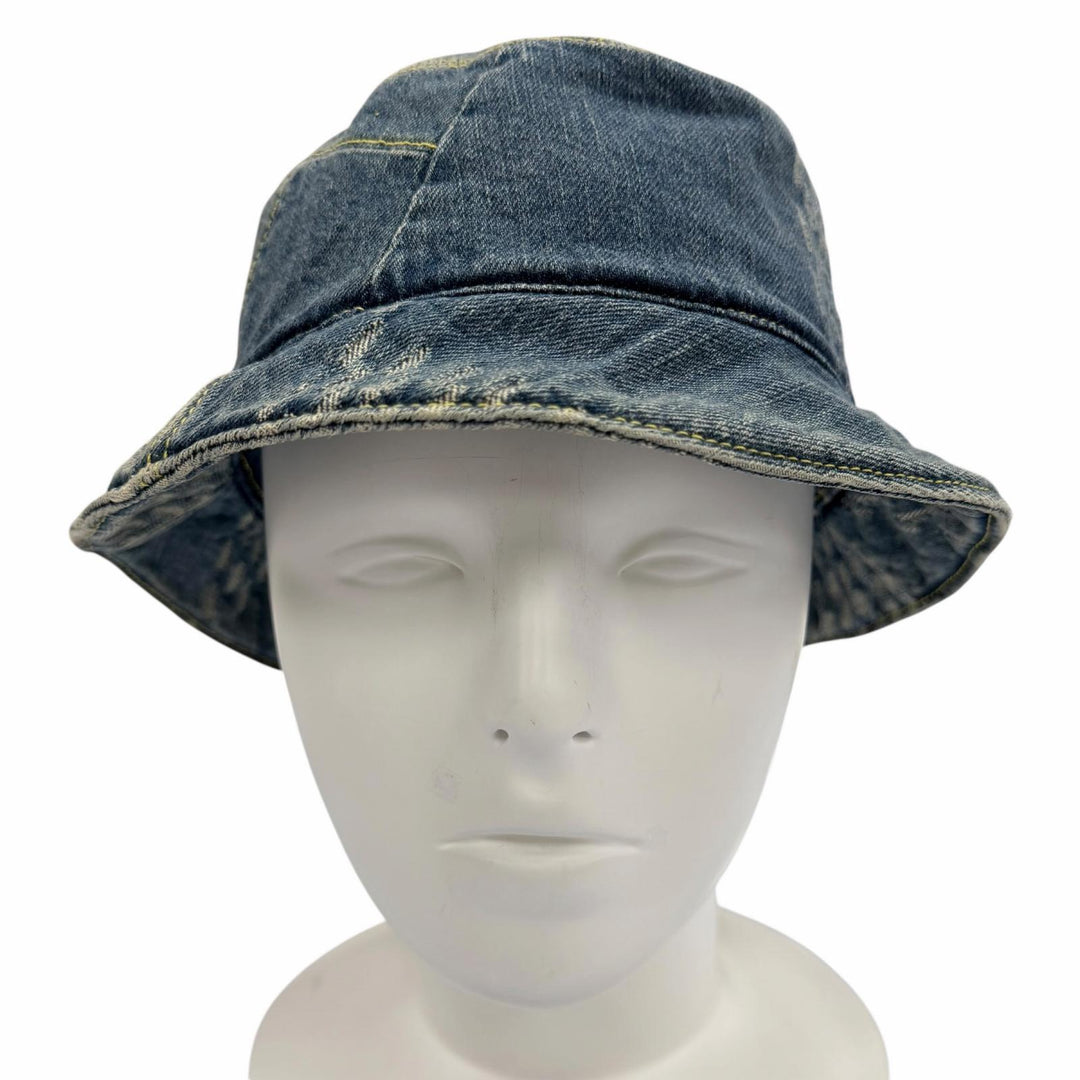 Great LOUIS VUITTON hat Bonnet Damier Giant Wave Monogram Indigo Women MP2734