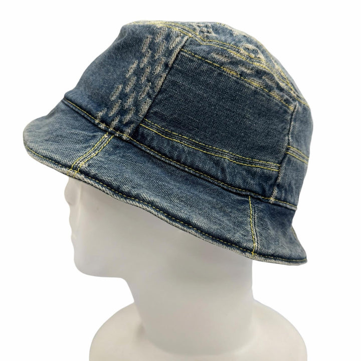 Great LOUIS VUITTON hat Bonnet Damier Giant Wave Monogram Indigo Women MP2734