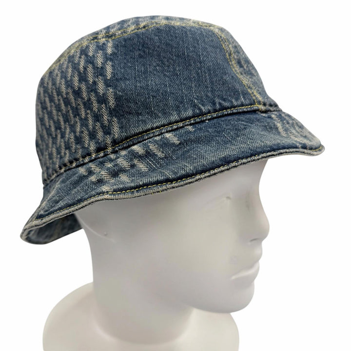 Great LOUIS VUITTON hat Bonnet Damier Giant Wave Monogram Indigo Women MP2734