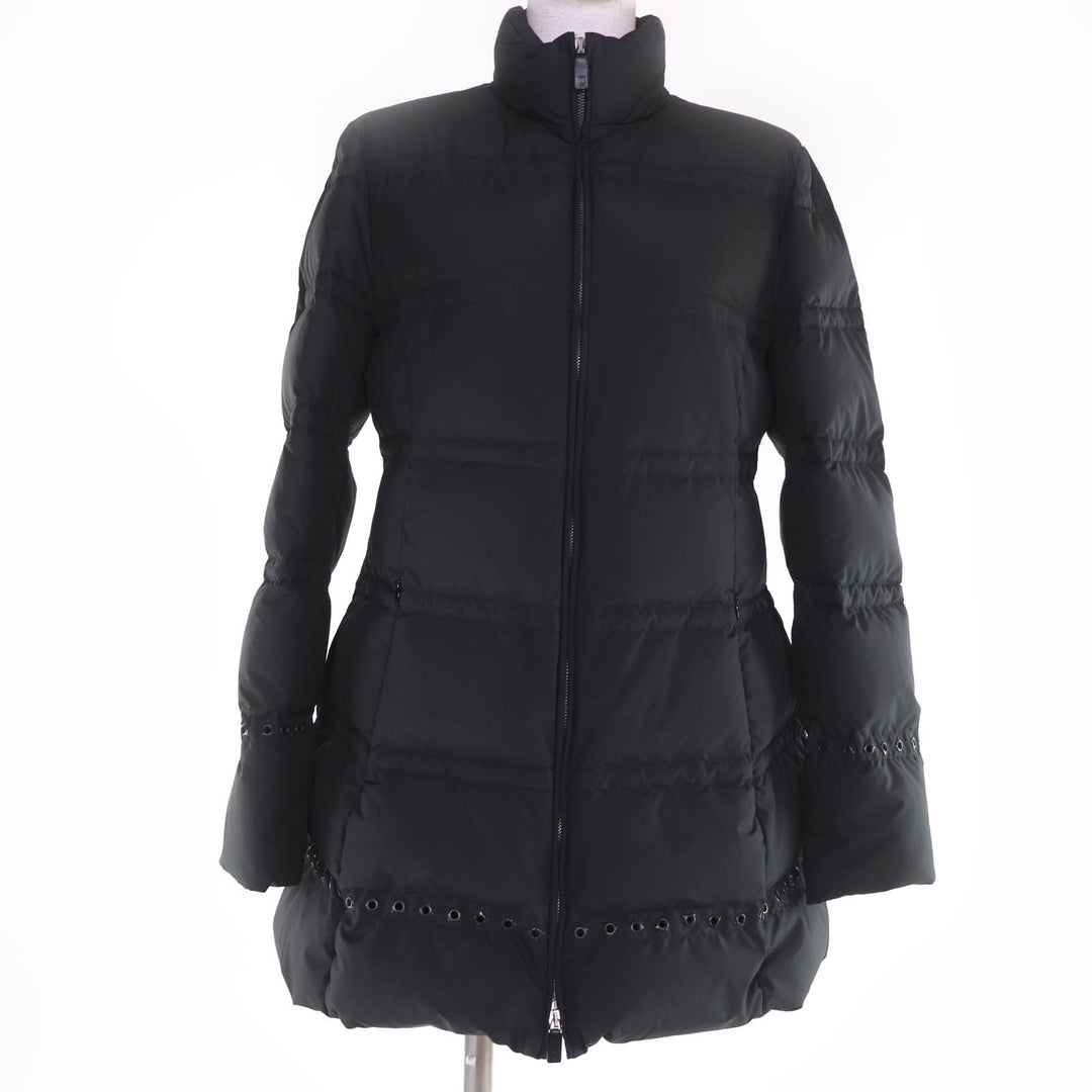 Great Salvatore Ferragamo down coat GanciniMetal ZIP UP black polyester Women 40
