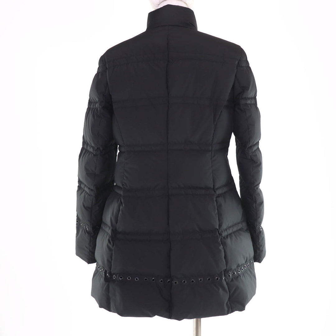Great Salvatore Ferragamo down coat GanciniMetal ZIP UP black polyester Women 40