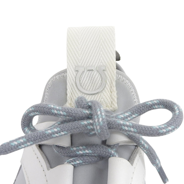 Excellent Salvatore Ferragamo sneakers INDY gray leather Women 5