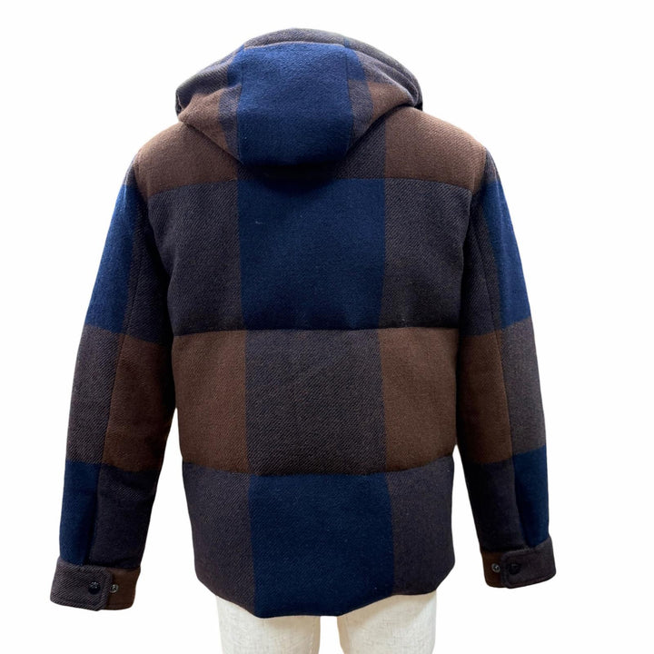 Excellent MONCLER Down jacket LADURNS Brown wool mens 0
