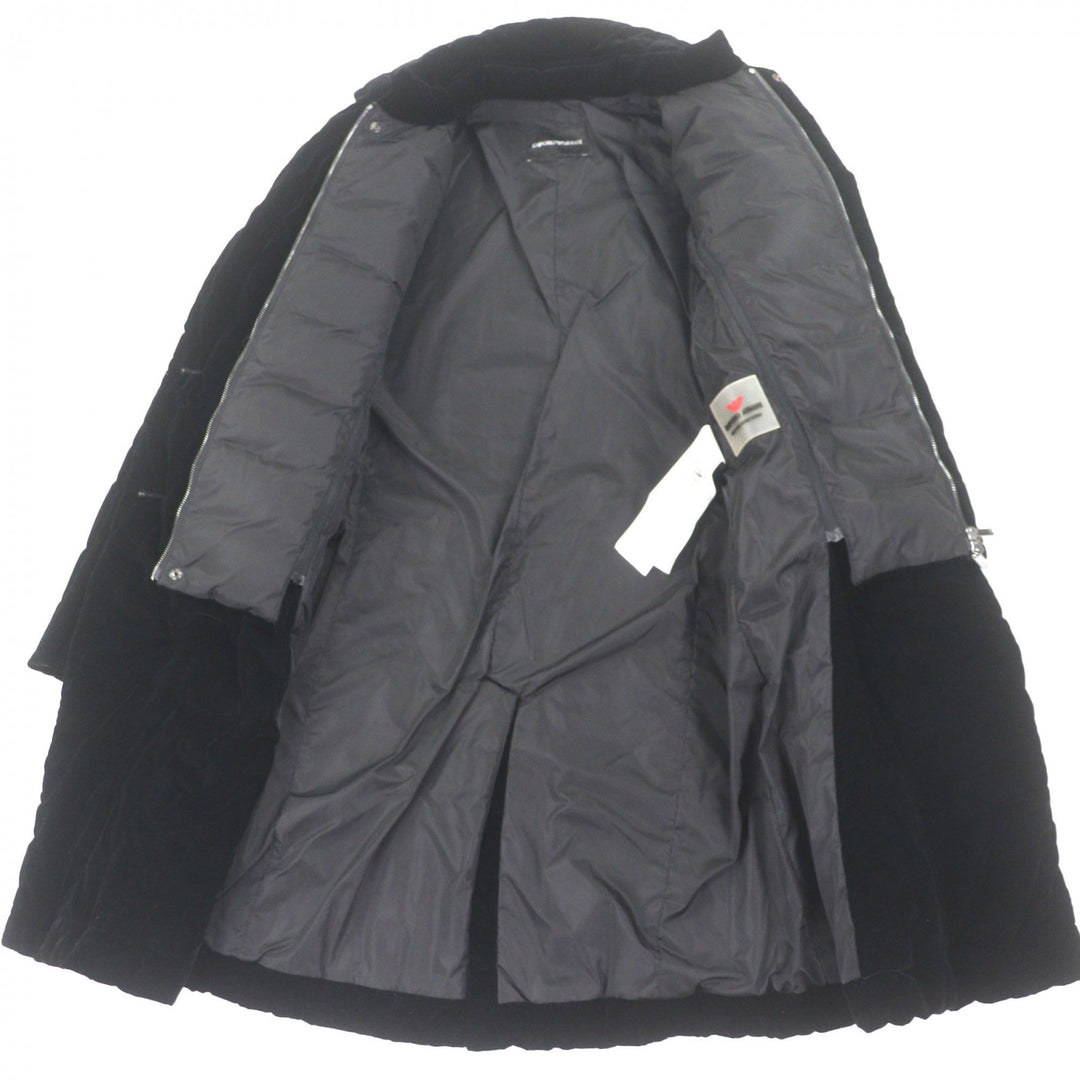 Excellent EMPORIO ARMANI down coat black polyester mens 48