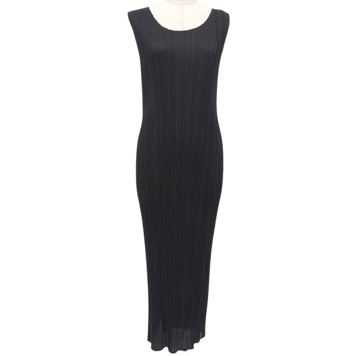 Excellent PLEATS PLEASE one piece black Women 2 PP05-JH001