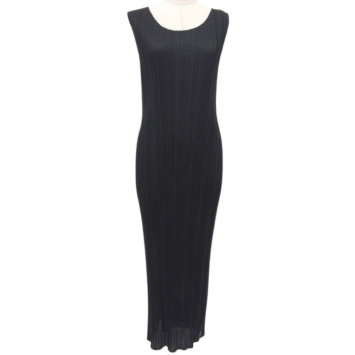 Excellent PLEATS PLEASE one piece black Women 2 PP05-JH001