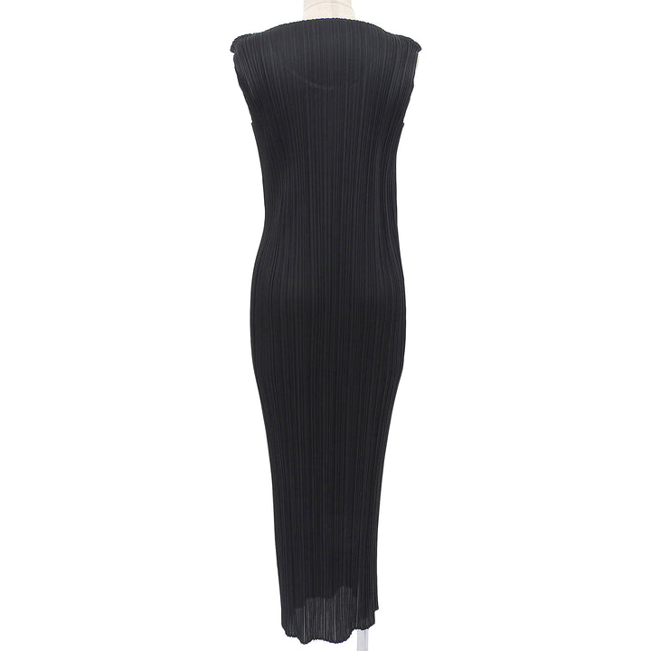Excellent PLEATS PLEASE one piece black Women 2 PP05-JH001