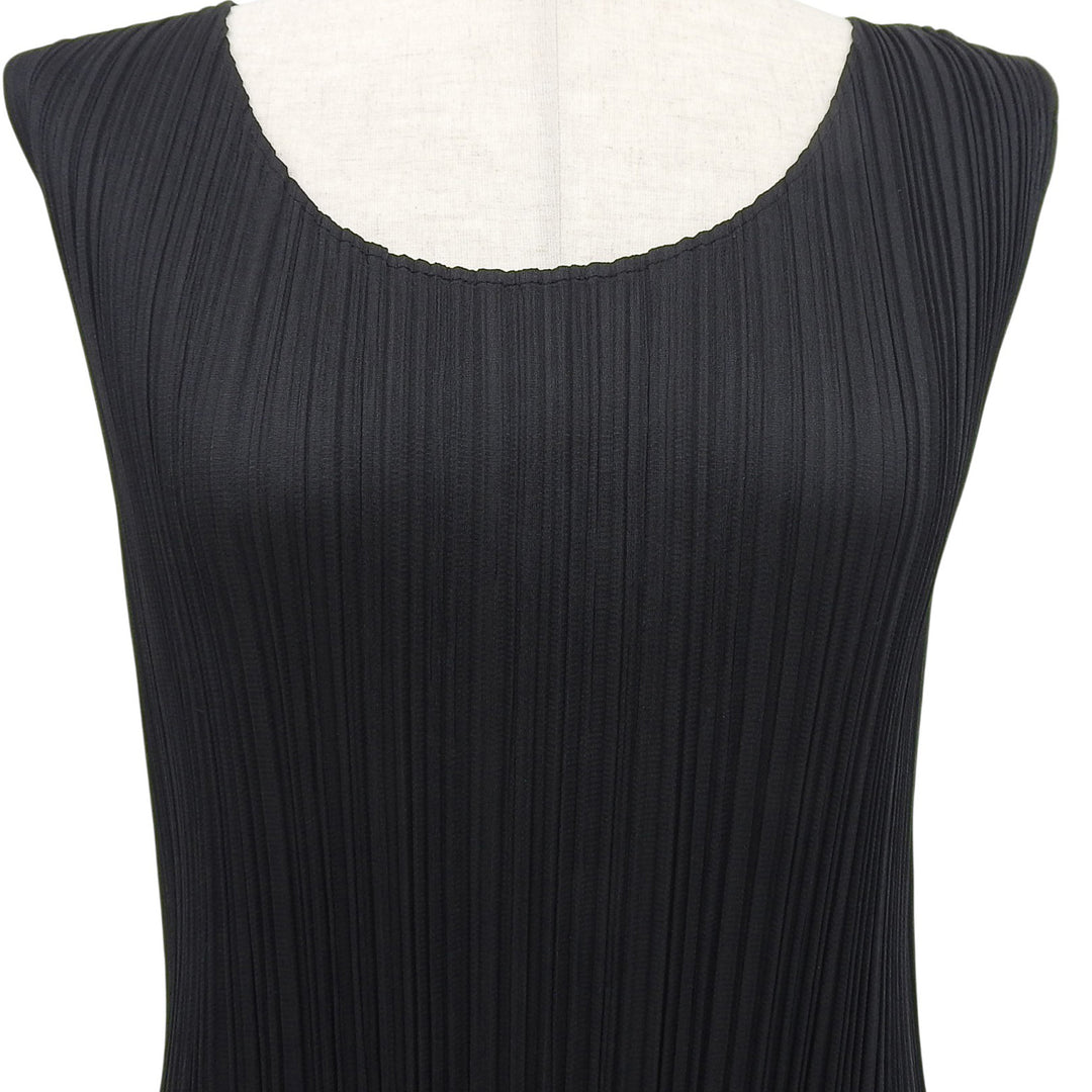 Excellent PLEATS PLEASE one piece black Women 2 PP05-JH001
