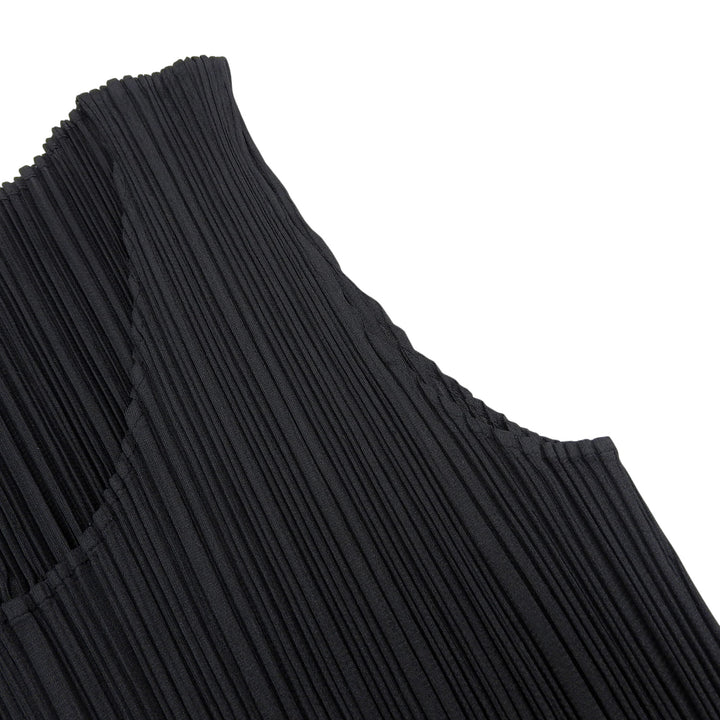 Excellent PLEATS PLEASE one piece black Women 2 PP05-JH001