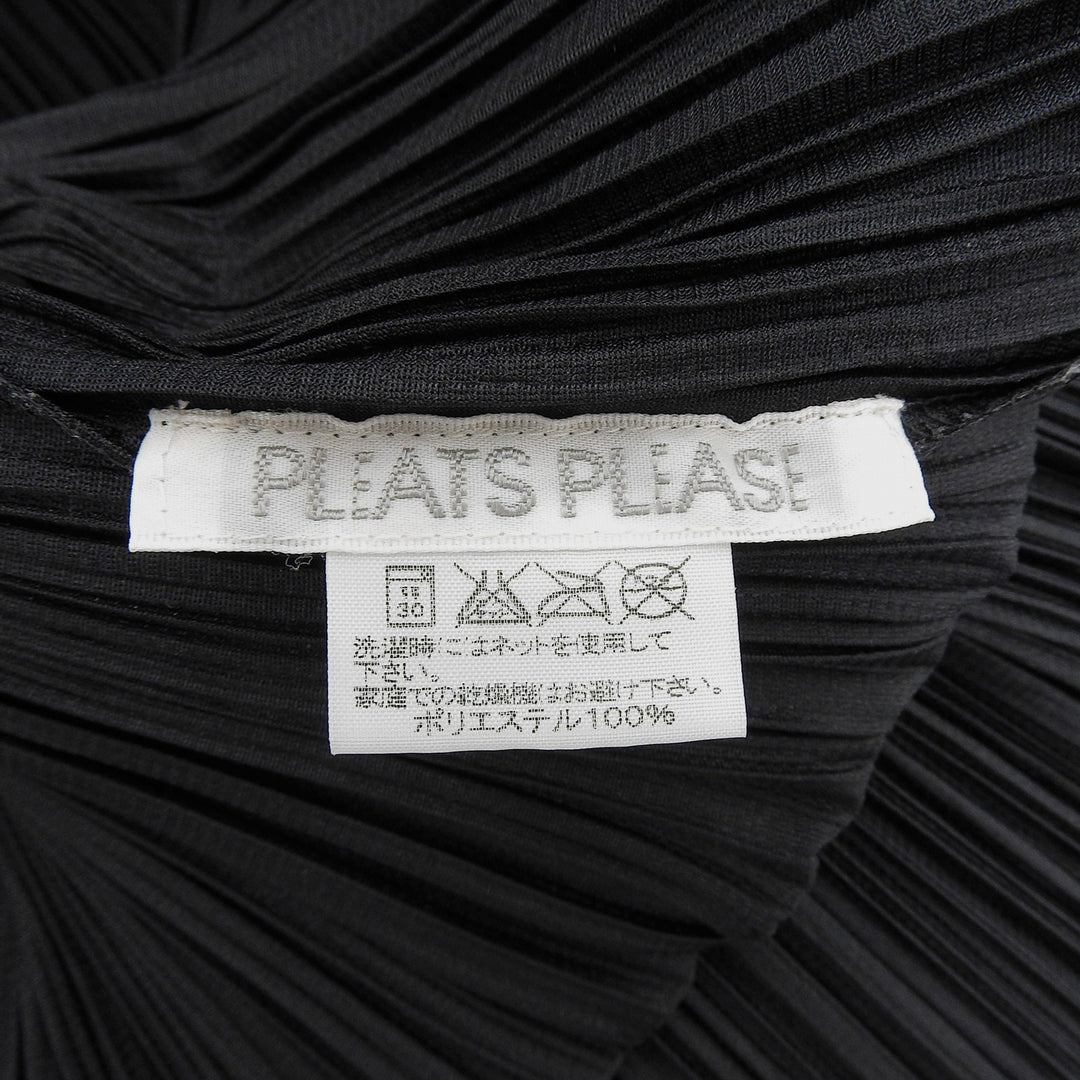 Excellent PLEATS PLEASE one piece black Women 2 PP05-JH001