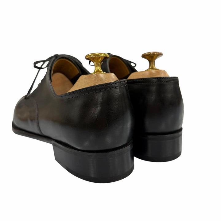 Excellent John Lobb Leather shoes SEATON black leather mens 7
