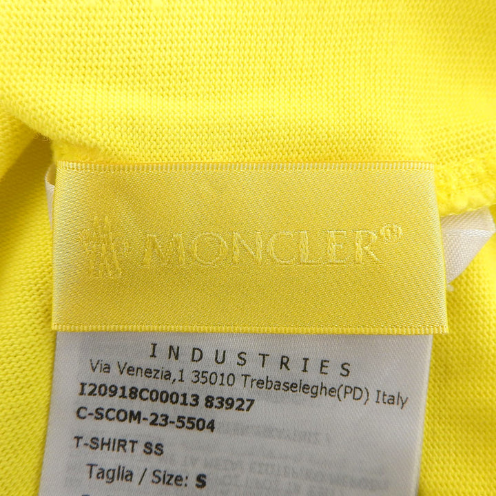 Excellent MONCLER Short sleeve T-shirt T SHIRT Stainless Steel cotton mens S